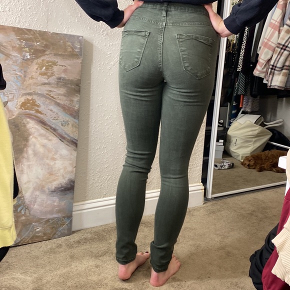 Olive Fashion Nova Canopy Jeans 